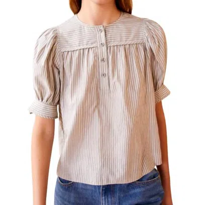 Ulla Johnson Mira Top In Ash In Grey