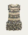 Ulla Johnson Miri Ruffled Silk Mini Dress In Mariposa
