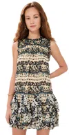 Ulla Johnson Miri Ruffled Silk Mini Dress In Mariposa