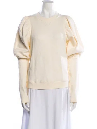 Pre-owned Ulla Johnson Mock Neck Sweater In Neutral