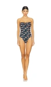 Ulla Johnson Monterey Maillot In Lazuli