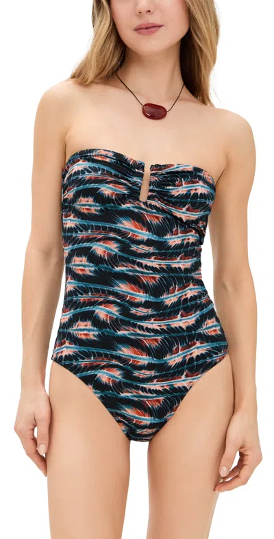 ULLA JOHNSON MONTEREY MAILLOT LAZULI
