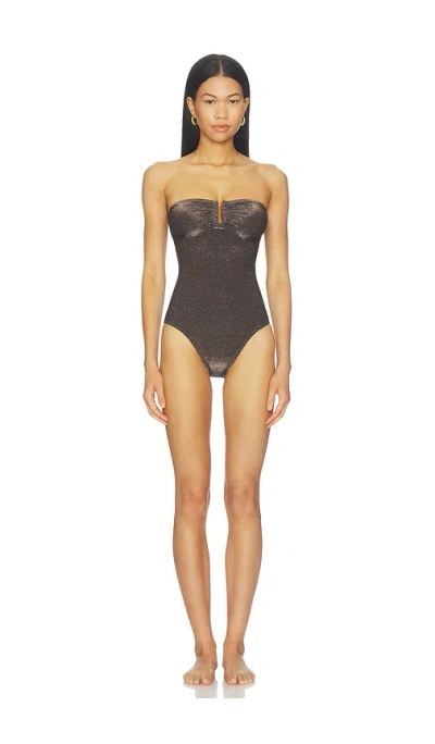 Ulla Johnson Monterey Maillot In Animal Print