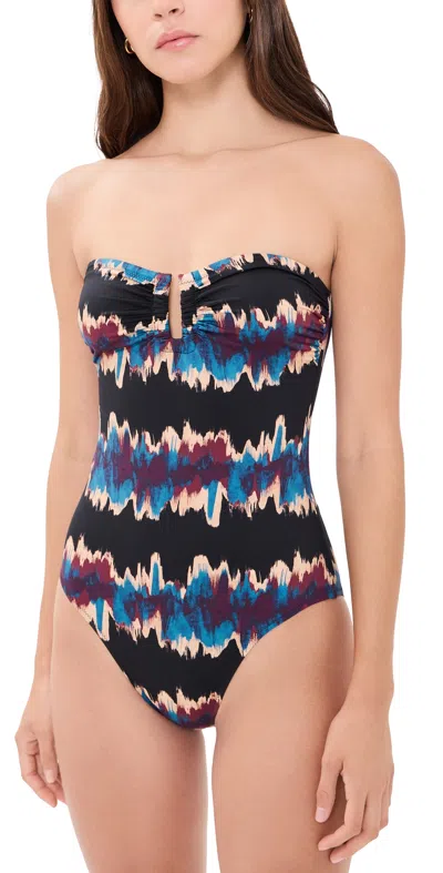 Ulla Johnson Monterey Strapless Maillot One Piece Alloy