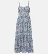 Ulla Johnson Nadine Floral Cotton-blend Midi Dress