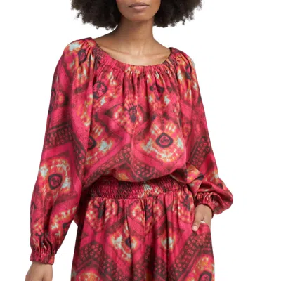 Ulla Johnson Nadya Blouse In Wild Rose In Pink