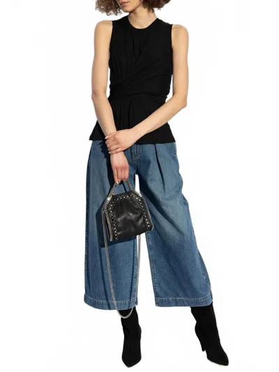 Ulla Johnson Naia Top In Noir In Black