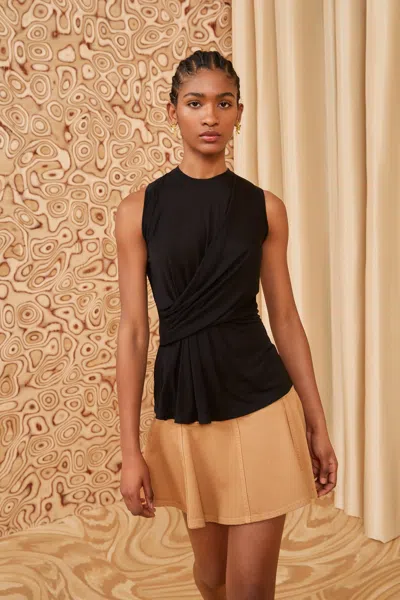 Ulla Johnson Naia Top In Noir