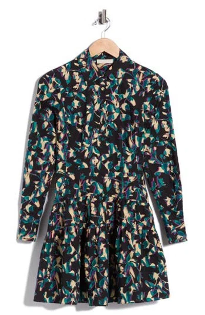 Ulla Johnson Nanette Long Sleeved Cotton Minidress In Multi