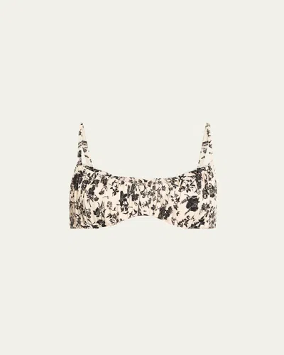 Ulla Johnson Naomi Ruched Bikini Top