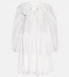 Ulla Johnson Narcisa Cotton Minidress In Pristine
