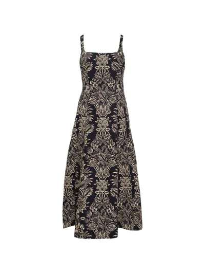 Ulla Johnson Natali Printed Cotton A-line Dress In Multi