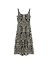 Ulla Johnson Augustina Cami Long Trumpet Dress In Noir In Black