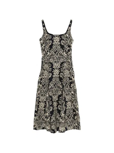 ULLA JOHNSON NATALIA FLORAL MIDI DRESS