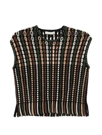 Ulla Johnson Natia Knit Top In Multi