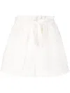 Ulla Johnson Nellie Embroidered Shorts In Neutrals