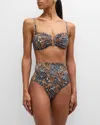 Ulla Johnson Santorini Bikini Top In Nocturne