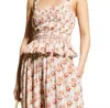 Ulla Johnson Nora Pleated Floral-print Silk Crepe De Chine Top In Multi