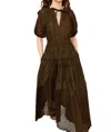Ulla Johnson Nova Embroidered Cotton Midi Dress In Multi