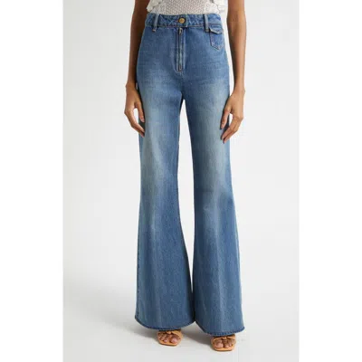 Ulla Johnson Odelia Flare Jeans In Blue