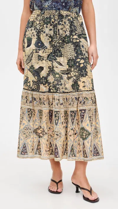 Ulla Johnson Olina Skirt In Bellflower In Multi