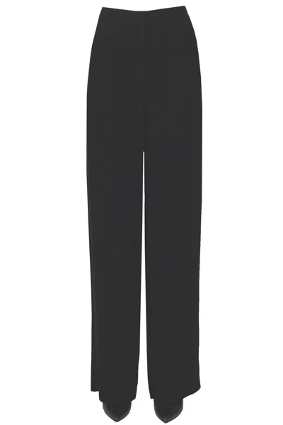 Ulla Johnson Ollie Crepè Trousers In Black