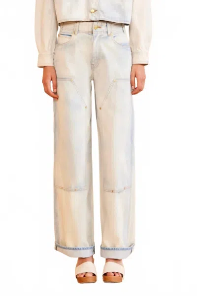 Ulla Johnson Olympia Carpenter-style Jean In Cielo In Neutral