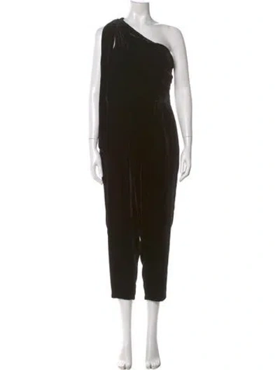 Pre-owned Ulla Johnson One-shoulder Jumpsuit W/ Tags In Black