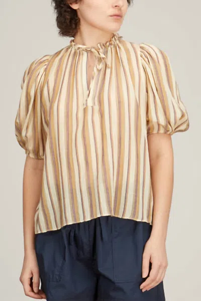 Ulla Johnson Oona Top In Positano In Beige