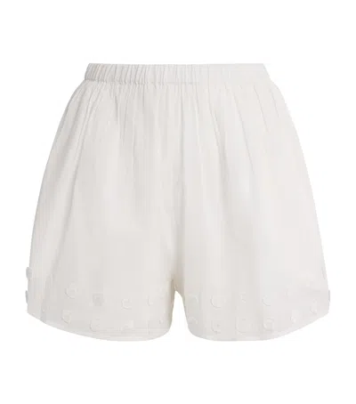 ULLA JOHNSON OPEN-SIDE NIMA SHORTS