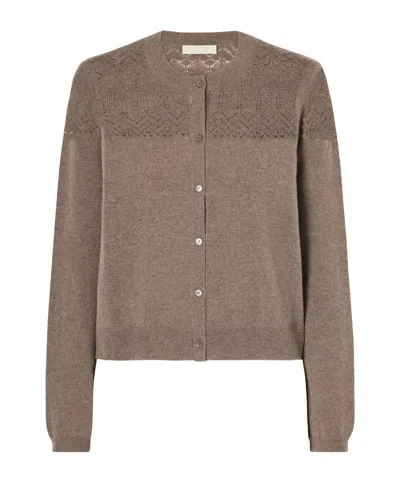 Ulla Johnson Open-knit Cardigan In Neutral
