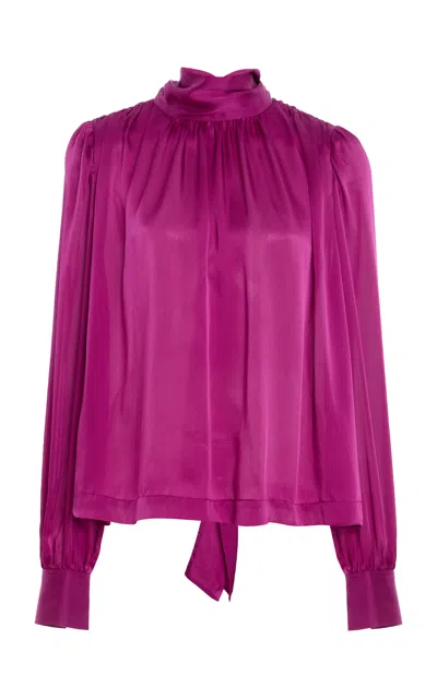 Ulla Johnson Ornament Blouse In Pink