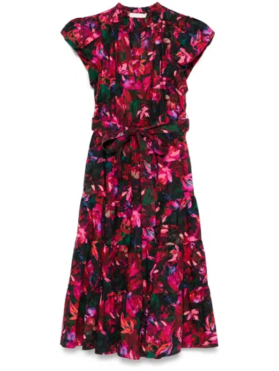 Ulla Johnson Ottilie Midi Dress In Green