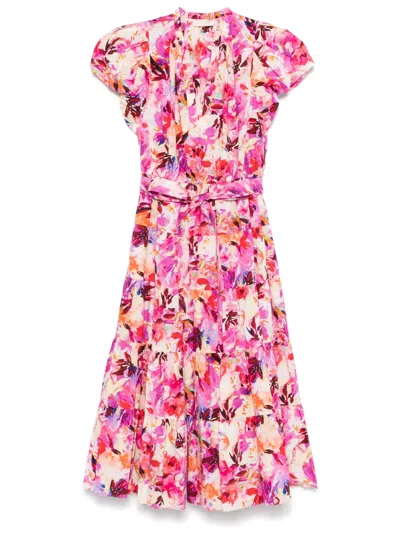 Ulla Johnson Ottilie Midi Dress In Pink