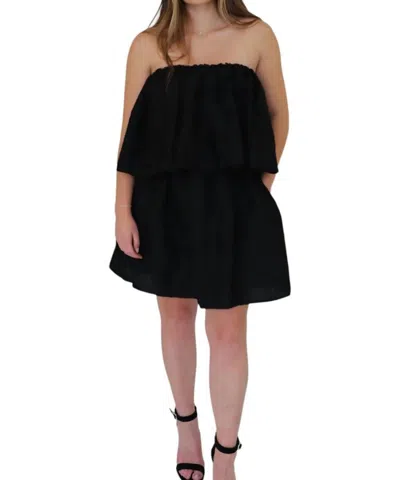 Ulla Johnson Oui Dress In Noir In Black