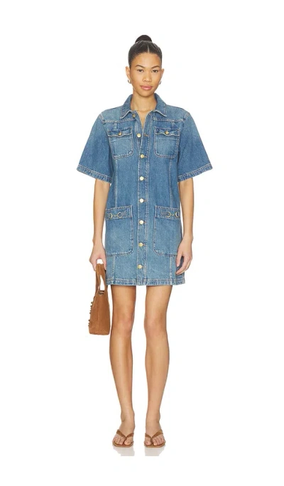 Ulla Johnson Painters Dress In Blue