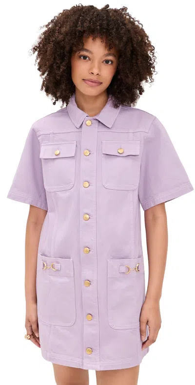 Ulla Johnson Painters Dress Wisteria In Purple