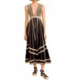 Ulla Johnson Palermo Ricrac And Grosgrain-trimmed Cotton-poplin Midi Dress In Multi