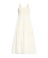 Ulla Johnson Panelled Midi Dress In White