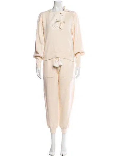 Pre-owned Ulla Johnson Pant Set In Neutral