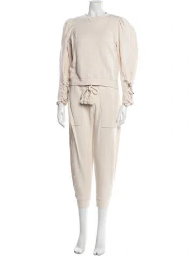 Pre-owned Ulla Johnson Pant Set In Neutral