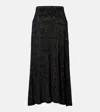 Ulla Johnson Paola Printed Jersey Maxi Skirt In Multi