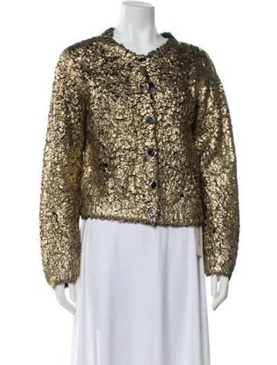 Pre-owned Ulla Johnson Patterned Jacket In Brown