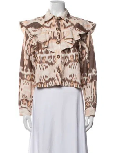 Pre-owned Ulla Johnson Patterned Jacket In Multicolor