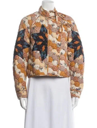 Pre-owned Ulla Johnson Patterned Jacket In Multicolor