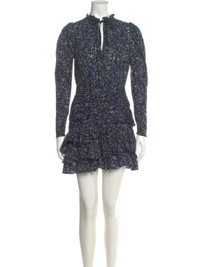 Pre-owned Ulla Johnson Patterned Mini Dress In Multi