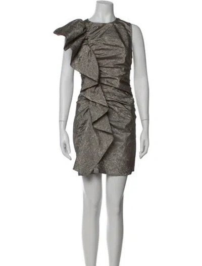 Pre-owned Ulla Johnson Patterned Mini Dress W/ Tags In Multi