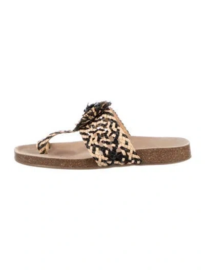 Pre-owned Ulla Johnson Patterned Slides