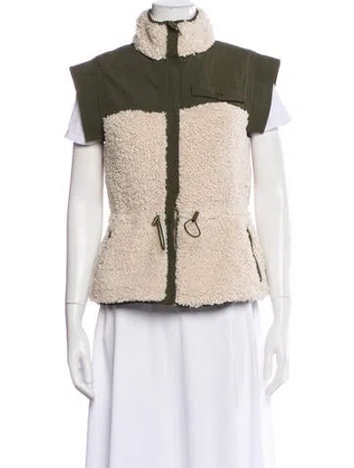Pre-owned Ulla Johnson Patterned Vest In White
