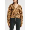 Ulla Johnson Payton Metallic Tiger Jacquard Cardigan In Multi